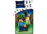 Biancheria Da Letto In Cotone 160X200 Minecraft Verde Federa 70X80 9931 Halantex