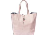 Florence Shopper Donna Vera Pelle Maniglia Rosa 30X35X15 Cm OTF112A