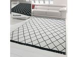 Tappeto Reversibile Per Interni Ed Esterni Con 2 Disegni A Rombi Dimensioni - 200 X 290 Cm