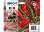Epson 503XL Cartuccia D'inchiostro 4 Pz Originale Resa Elevata (Xl) Nero, Ciano, Magenta, Giallo