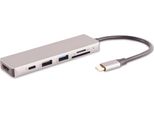S/Conn Massima Connettività USB-DOCK-- Dockingstation Multiporta USB-C, 6In1, Hdmi, Pd, Hub, Sd (14-05027)
