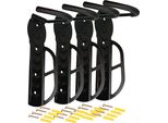 Kotarbau® Set Di 4 Portabiciclette Da Parete 30 Kg Sospensione Per Biciclette Da Montare A Parete, Portabiciclette Da Parete Per Il Garage