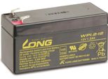 Kung Long Accumulatore Al Piombo WP1.2-12, 12 V-/1,2 Ah