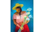 Bluebird Puzzle Donna Con Ara 1000 Pezzi