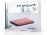 Gembird Gembird EE2-U3S-3-P Contenitore Per Unità Di Archiviazione Contenitore Per Hdd Rosa Da 2,5 Pollici