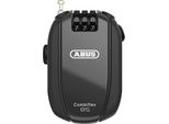 Abus Combiflex - Lucchetto Per Il Fissaggio Di Sci, Caschi, Passeggini E Bagagli - Break 85 - Lunghezza 85 Cm - Spessore 1,5 Mm - Con Codice A Combinazione - Nero