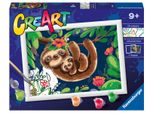 Ravensburger Creart Pittura Con I Numeri: Simpatici Bradipi 24X18Cm