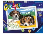 Ravensburger Creart Pittura Con I Numeri: Cuccioli Jack Russell 24X18 Cm
