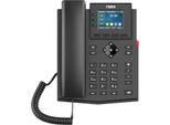Fanvil X303P, Telefono Ip, Nero, Cornetta Cablata, Da Scrivania/A Parete, Linux, In-Band, Out-Of-Band, Sip Info