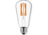 Blulaxa Led-Filamento-Lampada, ST64, E27, Eek: A, 3,8W, 806Lm, 3000K