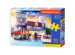 Castorland Puzzle Stazione Dei Pompieri 70 Pezzi