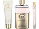 Set Gucci Guilty Edp 90Ml Corpo 50Ml Edp 10Ml@