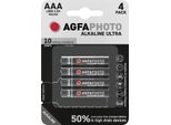 Agfa Photo 110-821856 Agfaphoto Batterie Alkaline Ultra -AAA LR03 Micro 4St.