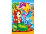 Art Puzzle Puzzle In Legno La Sirena E I Suoi Amici 16 Pezzi