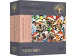 Trefl Legno Artigianato Origine Puzzle Di Natale Cani 501 Pezzi