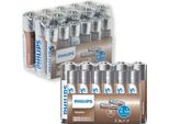 Philips LR036A16F/10 Batteria Per Uso Domestico Batteria Monouso Stilo Aa, Mini Stilo Aaa Alcalino