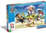 Puzzle Supercolor Paw Patrol 104 Pezzi - Clementoni