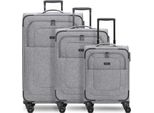 Redolz Carrello Essentials 12 Trolley-Set 3 -Pezzi Grey Grigio