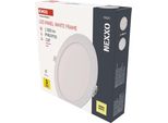 Emos Pannello Led Bianco Da Incasso Rotondo 225Mm 18W Premium Colore Della Luce: Bianco Caldo ZD1144