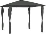 Il Padiglione Living Store Con Coperture Per Pali 3X3X2,6 M Antracite 160 G/M²