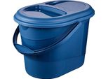 Keeeper 1180467900000 Keeeperabfalleimer "Elsa"", Mit Deckel, Oval, Eco-Blue"