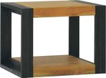 The Living Store Mensola Da Bagno A Parete 45X45X35 Cm In Legno Massiccio Teak