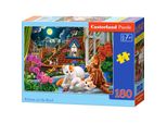 Castorland Puzzle Gattino Sul Tetto 180 Pezzi