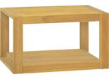 The Living Store Mobile Da Bagno A Parete 60X45X35 Cm In Legno Massiccio Teak