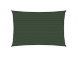 The Living Store Tenda Da Sole 160 G/M² Verde Scuro 3X4,5 M Hdpe