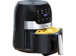 Alpina Airfryer 3,5L - Friggitrice Ad Aria Calda 1-4 Persone - Friggitrice Ad Aria Con Touch Screen Digitale - Temperatura Regolabile Da 80 A 200 Gradi - Con Funzione Timer - Forno Ad Aria Calda 1400W