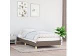 The Living Store Struttura Letto Taupe 100X200 Cm Tessuto