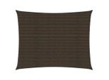 The Living Store Tenda Da Sole 160 G/M² Marrone 2,5X4,5 M Hdpe