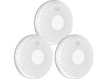 Aroha Safety Pro Rilevatore Di Fumo E Monossido Di Carbonio - Batteria Da 10 Anni - Allarme Antincendio & Rilevatore Monossido Di Carbonio - 3 Pezzi