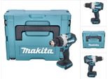 Trapano A Percussione A Batteria Makita Dhp 489 Zj 18 V 73 Nm Brushless + Makpac - Senza Batteria, Senza Caricabatterie