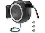 Gardena Scatola Portagomma Ricaricabile A Parete Powerroll Xl 18V Bianco 35 M