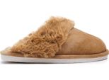 Pantofole Morbide Da Donna Pantofole Invernali Calde Pantofole In Tessuto Lamino Marrone Taglia 38/39