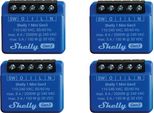 Shelly Attuatore Di Commutazione Wlan 1 Mini Gen 3, Blu, 4 Pezzi