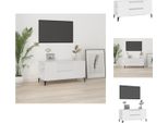Mobile Tv Vidaxl Bianco 102X44,5X50 Cm In Legno - Mobili Tv