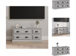 Mobile Tv Vidaxl Grigio Sonoma 100X35,5X45 Cm In Legno - Mobili Tv