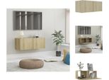 Mobile Tv Vidaxl Rovere Sonoma 80X30X30 Cm Materiale A Base Di Legno - Mobili Tv