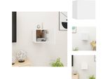 Vidaxl Mobile Tv A Parete Bianco 30,5X30X30 Cm - Mobili Tv