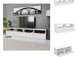 Vidaxl 2 Pz. Mobili Tv In Legno Composito 95X35X36 Cm Bianco - Mobili Tv