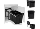 Vidaxl Cestino Per Rifiuti Soft-Close 48 L - Cestini Per Rifiuti E Cestini Per Rifiuti
