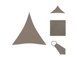 Vidaxl Tenda Da Sole In Tessuto Oxford Triangolare 4X4X4 M Taupe - Ombrelloni E Tende Da Sole