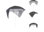 Vidaxl Ombrellone Con Pareti Laterali Antracite 215 Cm - Ombrelloni E Tende Da Sole