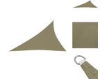 Vidaxl Tenda Da Sole In Tessuto Oxford Triangolare 3X4X5 M Beige - Ombrelloni E Tende Da Sole