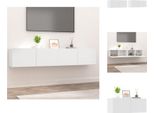 Vidaxl Mobili Tv 2 Pz. Bianco 80X30X30 Cm Materiale A Base Di Legno - Mobili Tv