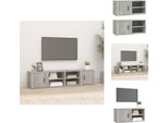 Vidaxl Mobili Tv 2 Pz. Grigio Cemento 80X31,5X36 Cm Materiale A Base Di Legno - Mobili Tv