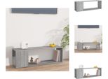 Vidaxl Mobile Tv Grigio Sonoma 100X24X32 Cm In Legno - Mobili Tv