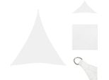 Vidaxl Tenda Da Sole In Tessuto Oxford Triangolare 3X4X4 M Bianco - Ombrelloni E Tende Da Sole